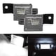 thumbnail image 1 of Luz LED de repuesto para automóvil, par de bombillas LED para matrícula izquierda y derecha de 15 LED, luz de matrícula compatible con Sierra, durabilidad extendida, 1 of 9