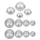 thumbnail image 4 of GOOHOCHY 8 juegos de moldes para bombas de baño - Moldes esféricos de aleación de aluminio para hacer tú mismo - Multiusos para jabón, bolas de sal y repostería. Suministros para manualidades., 4 of 8