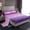 Pink Purple, variant on Castle Fairy Girls Black Blue Glitter Print Twin Sheet Sets,Abstract Gradient Bedding