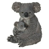 Hi-Line Gifts 15.75" Mother and Baby Koala Bear Outdoor Garden Statue