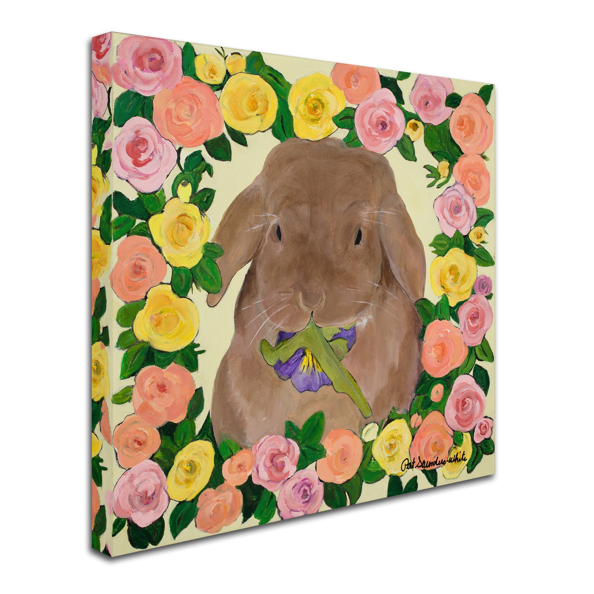 Trademark Fine Art 'Tweakie' Canvas Art by Pat Saunders-White