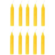 10 Pcs Citronella Scented 4 Inch X 5/8 Inch Taper Candle, Paraffin Wax Candles, Great For Indoor & Outdoor Use, Camping, Party Usage & More