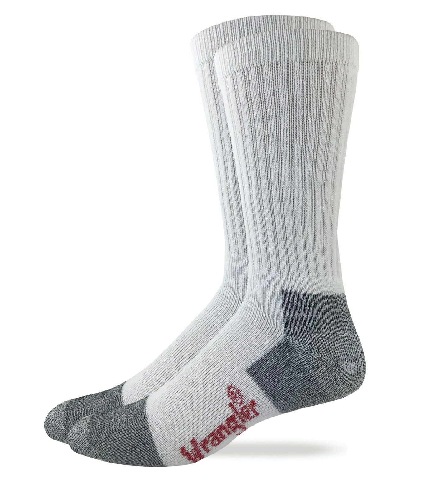 Western Athletic Crew Durable Socks (Men's), 2 Pack