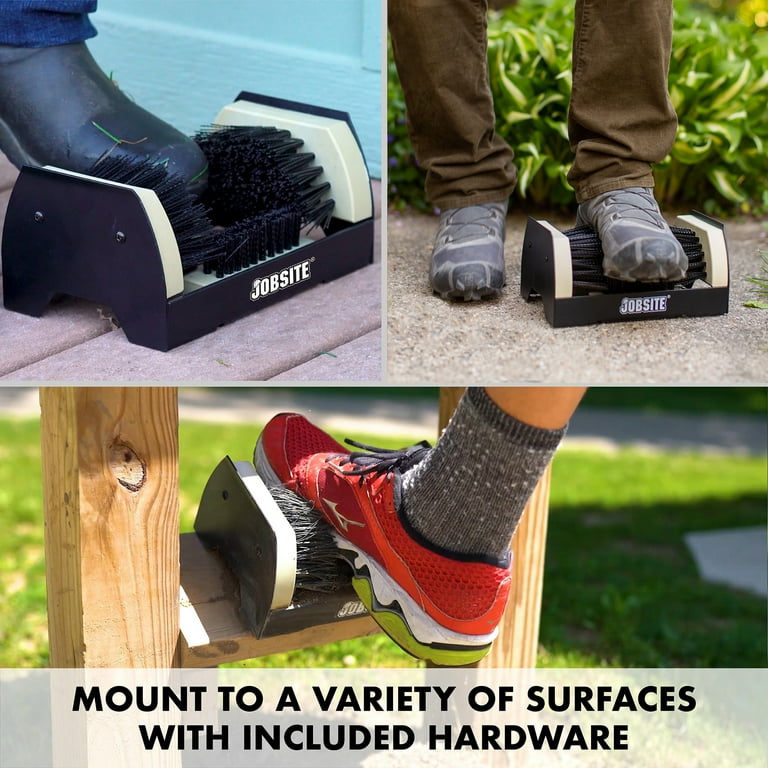 JobSite Outdoor Boot Scrubber Original Mud Cleaning Shoe Scraper