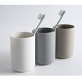 thumbnail image 5 of Bathroom Toothbrush Holder Cup 300ml Plastic Tumblers Mouthwash Cup Plastic Coffee Tea Water Mug Home Travel Solid Color Drinkware Tools, 5 of 15