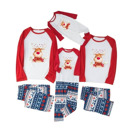 

Christmas Pajamas for Family Xmas Moose Matching Christmas Sleepwear Christmas Pajamas for Women Men Kids Baby