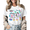 White, variant on Literally From The 1900's 90s Nostalgia Graphic Tees Womans Tshirt Shirts Black White S-5XL Tops