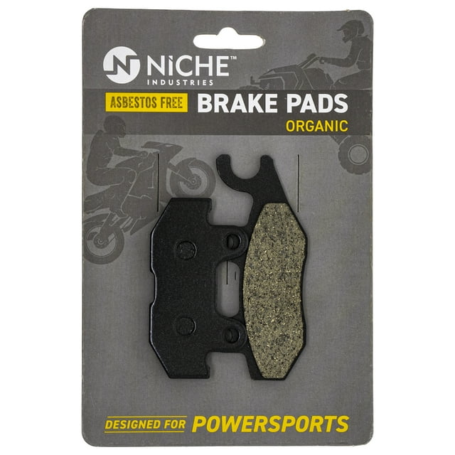 Niche Rear Left Brake Pad Set for Yamaha Viking 700 Organic UTV 519-KPA2324D