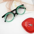 thumbnail image 2 of Universal Presbyopic Glasses Folding Magnifying Reading Eyeglasses Flip-up Lens Make up Glasses +1.0~+4.0, 2 of 7