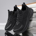 thumbnail image 6 of Men's Wide Width Low-Top Sneakers - Breathable /Fabric Upper & MD/TPR Sole, Anti-Slip Traction Suitable for Running,, Walking, Large Size Shoes with Wide Forefoot for Outdoor, Casual, Athletic Wear, 6 of 8