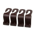 thumbnail image 2 of Car Headrest Hooks, 4-Pack, Plastic Purse and Handbag Holders, Seat Back Hooks for Car, Convenient Organizers for Shopping Bags, Hats, Purses, and More, 2 of 7