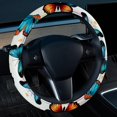 thumbnail image 2 of Flower Butterfly 14.5 Inch Printing PVC Leather Car Wheel Cover Steering Wheel Cover Auto Accessories, 2 of 6