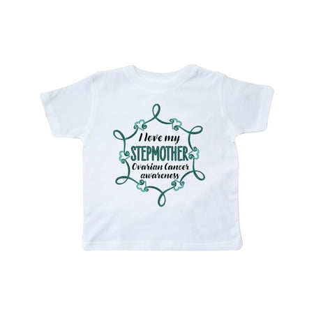 

Inktastic I Love My Stepmother Ovarian Cancer Awareness Gift Toddler Boy or Toddler Girl T-Shirt