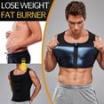 thumbnail image 2 of VASLANDA Men Waist Trainer Sauna Vest Sweat Body Shaper Slimming Polymer Weight Loss Zipper Tank Top Premium Workout Shirt, 2 of 7