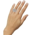 thumbnail image 2 of INC International Concepts Womens Silver-Tone Pave Rose Rings, 10, 2 of 2