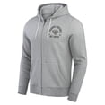 thumbnail image 2 of Men's Darius Rucker Collection by Fanatics Heather Gray Jacksonville Jaguars Vintage Stripe Full-Zip Hoodie, 2 of 3