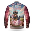 thumbnail image 2 of My Dog Is My Valentine Cute Rottweiler in Gift Box All Over Print 3D Baseball Jacket Rottie Dog Lover Gifts Idea Bomber Jacket Softball - 3006, 2 of 6