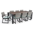 thumbnail image 1 of RST Brands Milo Gray Wicker 9 Piece Patio Dining Set, 1 of 11