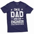 thumbnail image 5 of Dad Engineer T-shirt I am a dad and an engineer funny father's day gift Birthday tee shirt, 5 of 7