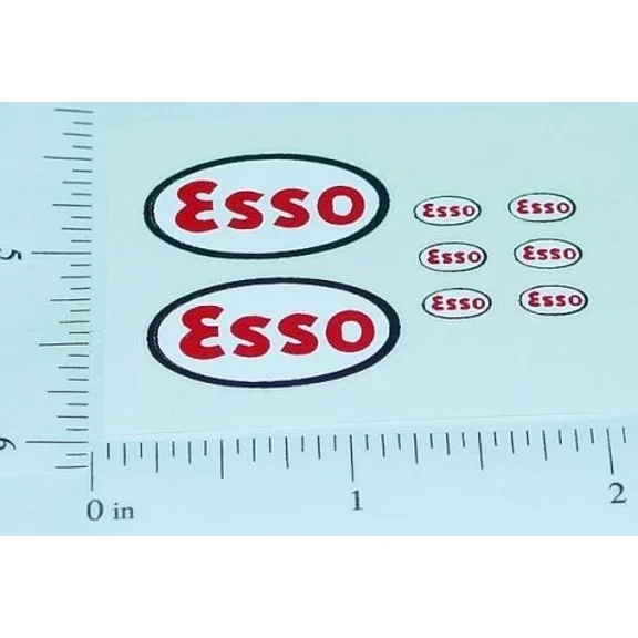 Matchbox Accessory Pack #A-1A Esso Sticker Set Mb-A1A