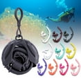 thumbnail image 2 of Rolls Up Snorkels with Storage Case Freediving and Snorkeling Snorkels Swimming Swim Snorkels for Outdoor Scubas Diving, 2 of 9
