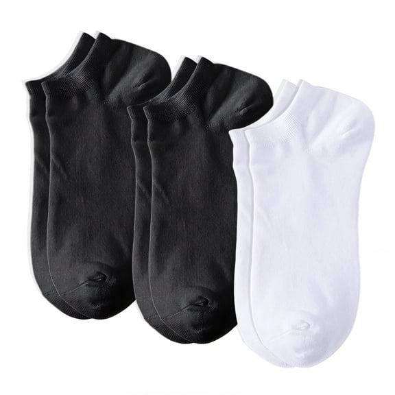 TELOLY 2026 New 3Pairs Ankle Socks Men Cotton Poly Blend Athletic Socks One Size Fits Most Mens No Show Socks Combination1 for Sports Exercise Casual Wear Daily Activities