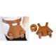 thumbnail image 1 of = Cinturón de caballero funda de y rana Soporte de con hebilla de metal Cinturón de duradero de material cuero PU 1 piece - color marrón perfke Cinturón de espada, 1 of 7