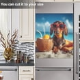 thumbnail image 6 of IAUYY Magnetic decorative sticker - 23x26 Inch PVC Refrigerator Decorative Cover, Removable DIY Art for Kitchen Appliances Dog Eats Orange, 6 of 6