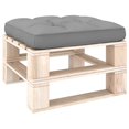 thumbnail image 1 of vidaXL Pallet Cushion Grey 58x58x10 cm Fabric, 1 of 5