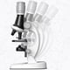 thumbnail image 4 of Microscopio CUTICAT 40X-1200X 11-pzs para principiantes con diapositivas luz accesorios de herramientas blanco, 4 of 7