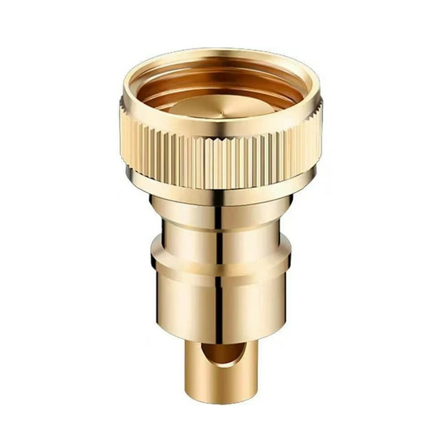 Wmhnj Adaptador de boquilla de parada de agua automtica para manguera de lavadora, evita fugas de grifo, conector de tubo de cobre con funcin de seguridad desmontable, paquete de 1