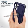 thumbnail image 4 of For Samsung Galaxy S21 FE 5G 3 in 1 Ring Holder PC + TPU Phone Case, 4 of 4