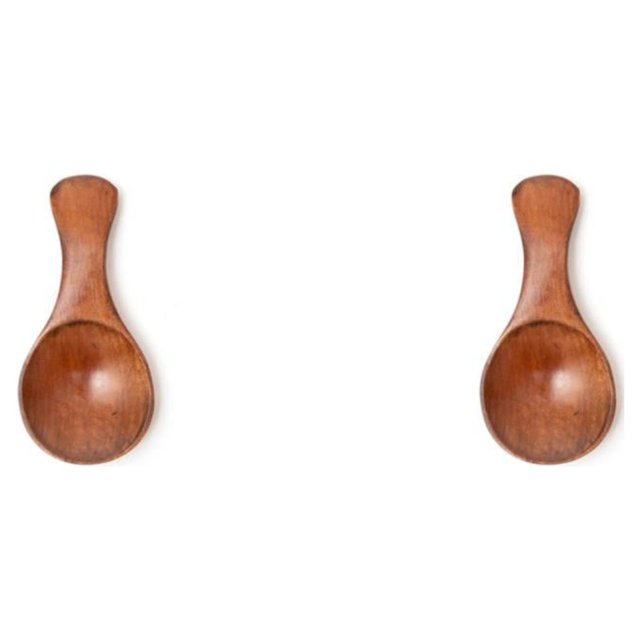 Monstrate Mini cuchara, cuchara pequeña, utensilio de cocina, accesorios pequeños para acampar y Picnic, utensilios de cocina, herramienta de Tipo 1 2piezas