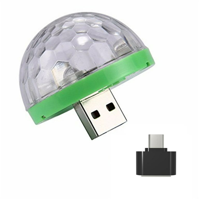 LBECLEY Smart Home Gadgets for Bathroom Ball Usb Phone Mini Lamp Party Ktv  Led Light Rgb Dj Xmas Disco Stage Club Smart Home Accessories Red One Size