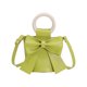 thumbnail image 2 of Bolso de hombro Soledad Moda Mujer Lazo Verde Cuero PU, 2 of 10