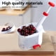 thumbnail image 2 of Deshuesador de cerezas con recipiente receptor de piedras, herramienta de eliminación de semillas de cerezas de plástico, herramienta de eliminación de semillas de uvas reutilizables, 2 of 5
