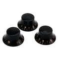 thumbnail image 2 of 3 X Potiknopf Potikn Botón de control Perilla de tono para guitarra eléctrica Baoblaze Negro, 2 of 7