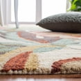 thumbnail image 4 of SAFAVIEH Jardin Augustine Floral Wool Area Rug, Ivory/Multi, 8' x 10', 4 of 11