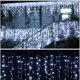 thumbnail image 3 of Decoración navideña 2023 Cortina de luces LED colgantes de 0,4 a 0,6 m, guirnalda de luces de carámbanos para exteriores, decoración de casa para Año Nuevo 2024, 3 of 5