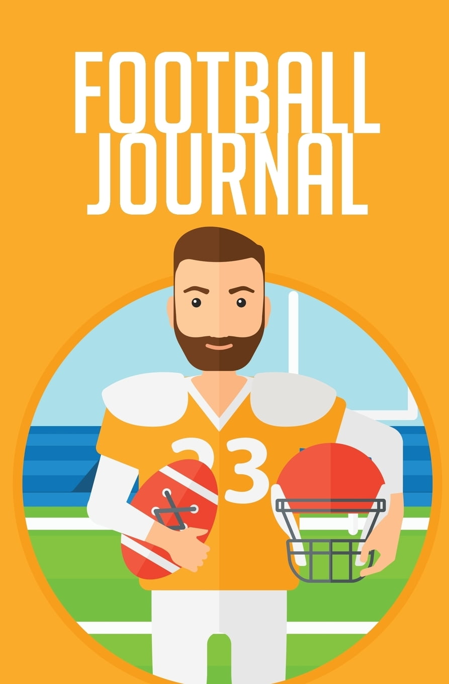 Football Journal 120page Blank, Lined Writing Journal for Football
