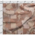 thumbnail image 2 of Soimoi Abstracts Print, Poly Taffeta Fabric, Decor Sewing Fabric by The Yard 56 Inch Wide, Decorative Fabric for Outdoor Upholstery, Umbrellas and Home Accents, Light Brown, 2 of 5