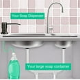 thumbnail image 3 of Soap Dispenser for Kitchen Sink, Built in Sink Soap Dispenser, Countertop Soap Dispenser Pump with 47" Extension Tube kit, No Need to Fill Little Bottle Again, Gray, 3 of 8
