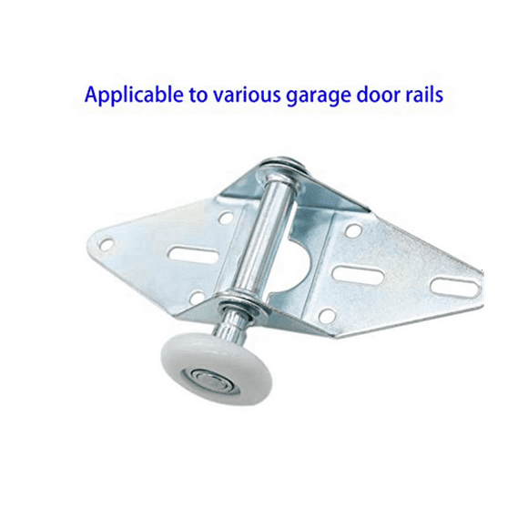 12 Pcs 1.8Inch Nylon Garage Door Roller 4Inch Stem, Quiet Garage Door Wheels for Garage Door Track Replacement