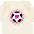 thumbnail image 4 of Inktastic Soccer Player Sports Lover Girls Long Sleeve Baby Bodysuit, 4 of 5
