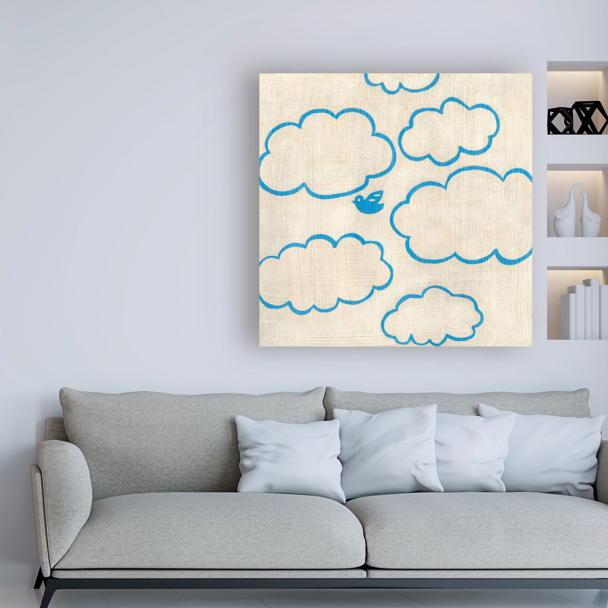 Trademark Fine Art 'Best Friends Sky' Canvas Art by Chariklia Zarris