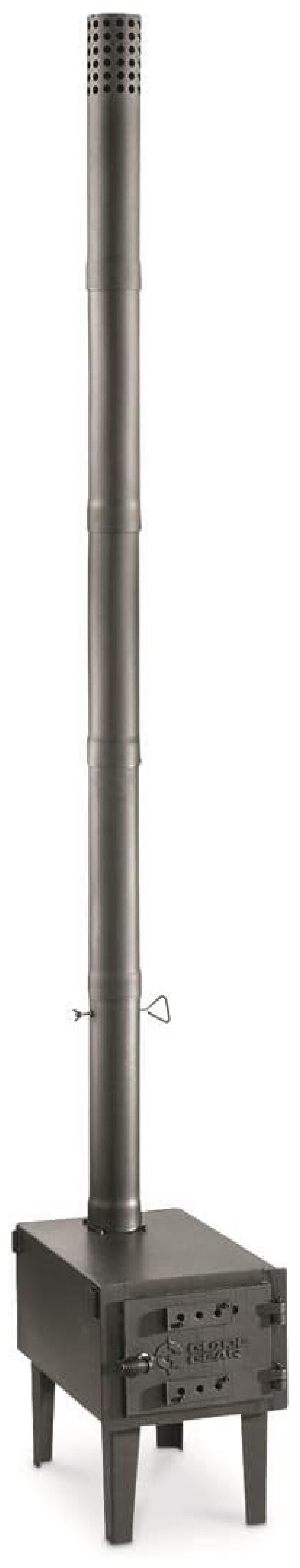 Outdoor Wood Burning Stove, Portable with Chimney Pipe for Cooking, Camping, Tent, Hiking, Fishing, Backpacking
