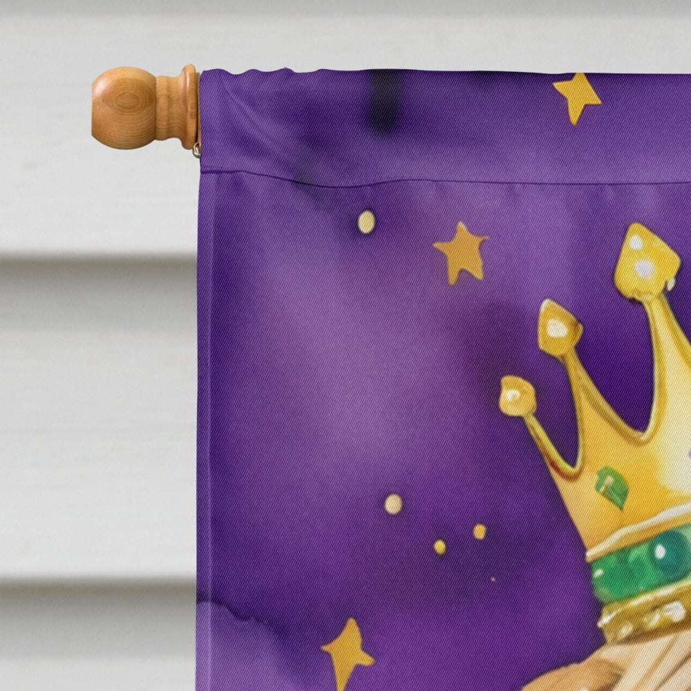 Shar Pei King of Mardi Gras House Flag 28 in x 40 in