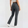 thumbnail image 7 of Nugftut Yoga Pants Women, Straight Leg Leggings for Women with Pockets High Waisted Athletic Yoga Pants, 7 of 7