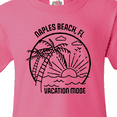 thumbnail image 4 of Inktastic Summer Vacation Mode Naples Beach Florida Youth T-Shirt, 4 of 5