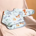 thumbnail image 1 of Long Sleeved Children's Apron Bib Drawing Dining Easy To Wash, 1 of 3